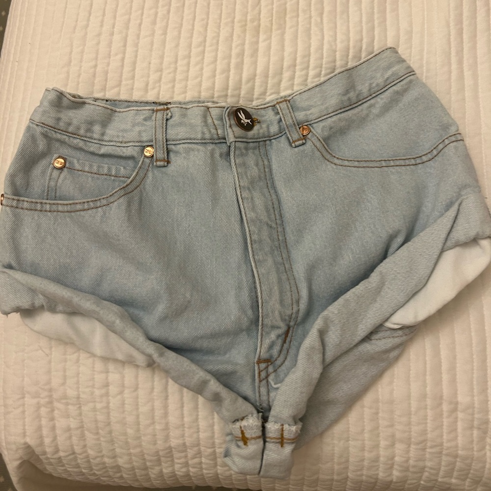 one teaspoon denim jean shorts